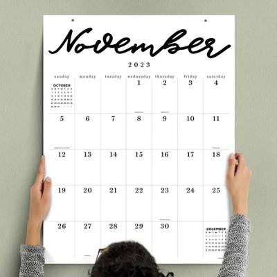 TF Publishing 2023-24 Academic Wall Calendar 17"x22" Art Poster 3 TF Publishing 2023-24 Academic Wall Calendar 17"x22" Art Poster - Image 3