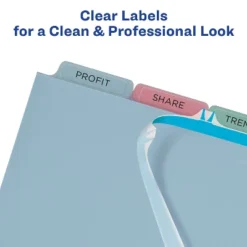Avery Index Maker Print & Apply Clear Label Plastic Dividers 5-Tab Letter 5 Sets 12452 8 Avery Index Maker Print & Apply Clear Label Plastic Dividers 5-Tab Letter 5 Sets 12452 -Office Supplies GUEST 00f2ae7b 6708 40c8 8489 8a80506f89d6