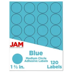 JAM Paper Circle Sticker Seals 1 2/3" 120ct -Office Supplies GUEST 01cba923 2beb 42de a559 751f004f2fa6