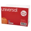 UNIVERSAL Ruled Index Cards 4 X 6 White 500/Pack 47235