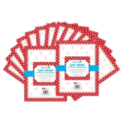 Barker Creek 2pk Printer Paper 100ct - Red & White Dot