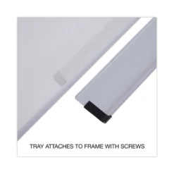 UNIVERSAL Dry Erase Board Melamine 36 X 24 White Black/Gray Aluminum/Plastic Frame 43723 -Office Supplies GUEST 04588d64 68a1 48d9 86d1 6ba858aa2b8d