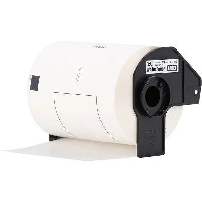 Brother DK-1247 Large Shipping Paper Labels 6-4/10" X 4-7/100" Black On White 180 Labels/Roll 3 1 Brother DK-1247 Large Shipping Paper Labels 6-4/10" X 4-7/100" Black On White 180 Labels/Roll 3