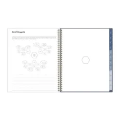 Ivory Paper Co 2024 Planner 11"x8.5" Weekly/Monthly Wirebound Celine Navy -Office Supplies GUEST 07f2cb7d 2189 4181 9e17 05e9bf73d78a