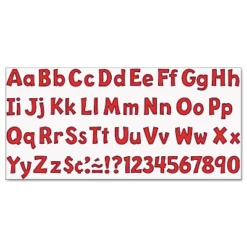 Trend Ready Letters Playful Combo Set Red 4"h 216/Set T79742 -Office Supplies GUEST 0802815a a948 454e ad22 d65b4a13bbe9