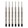 Monteverde Monteverde Ballpoint Pen Refill Broad Point Black Ink 6 Pack (P443BK)