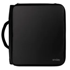 Enday 3 Ring Zipper Binder, 2 Inch Binder With Zipper, 880 Sheet Capacity 5 Pockets Expanding File Folder