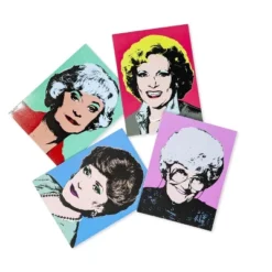 Just Funky The Golden Girls Collectible Warhol Art Style 4-Magnet Set | 4-Inch Tall Magnets -Office Supplies GUEST 09cbda2b e9b2 4380 8b02 83f86387646a