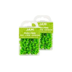 JAM Paper Colored Pushpins Lime Green Push Pins 2 Packs Of 100 522416893A 6 JAM Paper Colored Pushpins Lime Green Push Pins 2 Packs Of 100 522416893A -Office Supplies GUEST 0a59b2d6 865e 46db a824 af5382cb6a3c