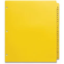 Avery Dividers A-Z Extra-Wide 9-1/20"W X 11-1/20"L 26/Set YW 23081