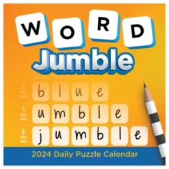 TF Publishing 2024 Daily Desktop Calendar 5.25"x5.25" Word Jumble -Office Supplies GUEST 10219ef3 4f32 4171 a965 20dc5839bdb0