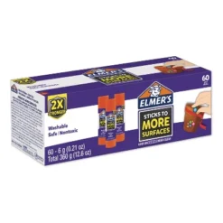 Elmer's Extra-Strength School Glue Sticks 0.21 Oz Dries Clear 60/Pack 2027017 -Office Supplies GUEST 1091865f 84d0 4311 aaaf e9ae8f51cc8b