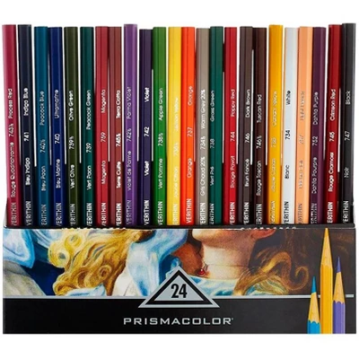 Prismacolor Verithin Colored Pencils, Assorted Popular Colors, Set Of 24 2 Prismacolor Verithin Colored Pencils, Assorted Popular Colors, Set Of 24 - Image 2