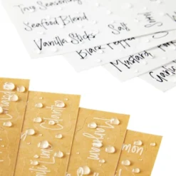 Talented Kitchen 272 Spice Labels Stickers, Clear Spice Jar Labels Preprinted For Seasoning Herbs Kitchen Spice Rack Organization, Water Resistant -Office Supplies GUEST 13fb5f49 4566 4ff5 ab5a 879f4e05c662