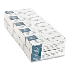 Business Source Paper Clips Jumbo Nonskid 1000/PK Silver 53366