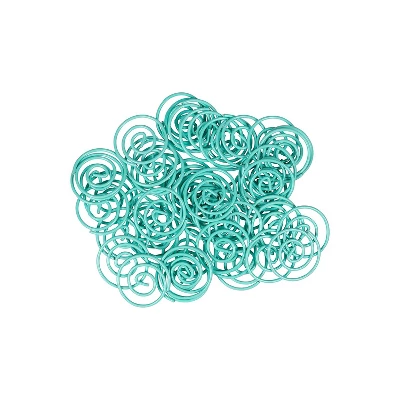 JAM Paper Colored Circular Paper Clips Round Paperclips Teal 2 Packs Of 50 21832066B 4 JAM Paper Colored Circular Paper Clips Round Paperclips Teal 2 Packs Of 50 21832066B - Image 4