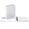 1.5" Premium Angle D Ring Binder 6pk Customizable View White - Easyview