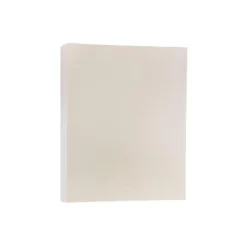 JAM Paper Metallic 110lb Colored Cardstock 8.5 X 11 Opal Ivory Stardream 173SD8511OP285