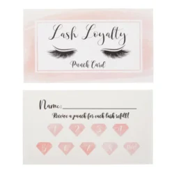 Stockroom Plus 300 Pack Eyelash Extension Loyalty Cards For Business With Heart Hole Puncher For Small Business, Beauty Salon -Office Supplies GUEST 18bd1e9c a4b7 4868 a262 0a2eb98548f3