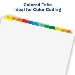 Avery Print & Apply Clear Label Dividers W/Color Tabs 12-Tab Letter 5 Sets 11405 12 Avery Print & Apply Clear Label Dividers W/Color Tabs 12-Tab Letter 5 Sets 11405 -Office Supplies GUEST 1b103ab6 41be 461e a479 a26c4a162471