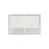 JAM Paper Laminated Two-Pocket Glossy Presentation Folders Silver Bulk 50/Box 385GSIC