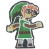 Just Funky The Legend Of Zelda Link Painting 4-Inch Auto Magnet