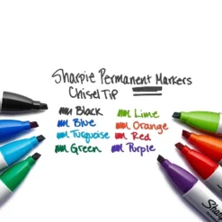 Sharpie Permanent Marker 5.3mm Chisel Tip Black Dozen 38201 -Office Supplies GUEST 1be14af1 8ac1 4a18 ae5f e9bb7ed97d49
