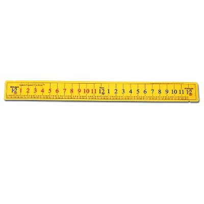 Learning Advantage Student Elapsed Time Ruler, Pack Of 12 2 Learning Advantage Student Elapsed Time Ruler, Pack Of 12 - Image 2