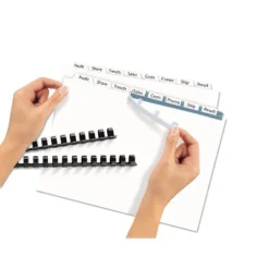 Avery Print & Apply Clear Label Unpunched Dividers 8-Tab Ltr 25 Sets 11444
