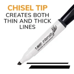 Bic Great Erase Grip Chisel Tip Dry Erase Marker Black Dozen GDEM11BK -Office Supplies GUEST 23110ec5 80a1 4855 8a98 c6813ab5f89d