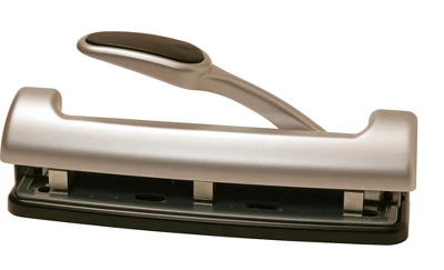 Officemate EZ Lever Adjustable 2 Or 3 Hole Punch With Lever, 15 Sheets 1 Officemate EZ Lever Adjustable 2 Or 3 Hole Punch With Lever, 15 Sheets