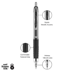 Uni-ball Uniball 207 Retractable Gel Pens Medium Point 0.7mm Black Ink 12/Pack (33950) -Office Supplies GUEST 264dce67 b25d 4ad2 877f c7ae82898b4f