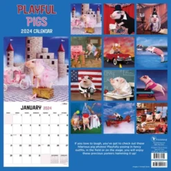TF Publishing 2024 Wall Calendar 12"x12" Playful Pigs 7 TF Publishing 2024 Wall Calendar 12"x12" Playful Pigs -Office Supplies GUEST 26be646d ee85 4cb5 8b67 a07663303876
