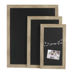 27" X 18" Beatrice Framed Magnetic Chalkboard Rustic Brown - DesignOvation -Office Supplies GUEST 27130541 f68c 43a7 af2c c8c82755f772