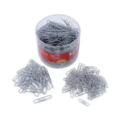 Universal Plastic-Coated Paper Clips No. 1 Clear/Silver 1000/Pack 21001 -Office Supplies GUEST 2816ed2d 1c46 427f 9936 342cc995107b