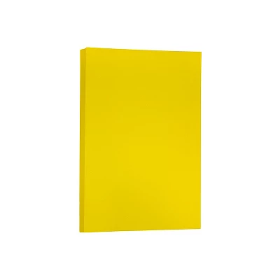 JAM Paper Matte Colored Paper 24 Lbs. 11" X 17" Yellow Recycled 100 Sheets/Pack (16728463) 1 JAM Paper Matte Colored Paper 24 Lbs. 11" X 17" Yellow Recycled 100 Sheets/Pack (16728463)