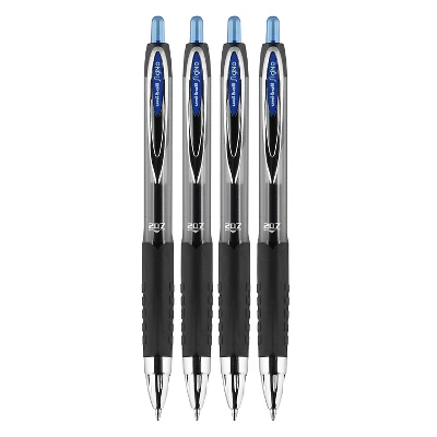 Uni-ball 207 Signo RT Retractable Gel Pens Medium Point Blue Ink 615714 2 Uni-ball 207 Signo RT Retractable Gel Pens Medium Point Blue Ink 615714 - Image 2