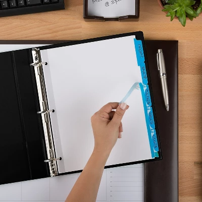 Avery Print & Apply Clear Label Dividers W/Color Tabs 5-Tab Letter 5 Sets 11410 6 Avery Print & Apply Clear Label Dividers W/Color Tabs 5-Tab Letter 5 Sets 11410 - Image 6