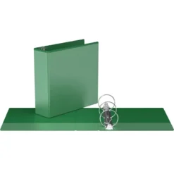3" Premium Round Ring Binder 6pk Customizable View Green - Easyview