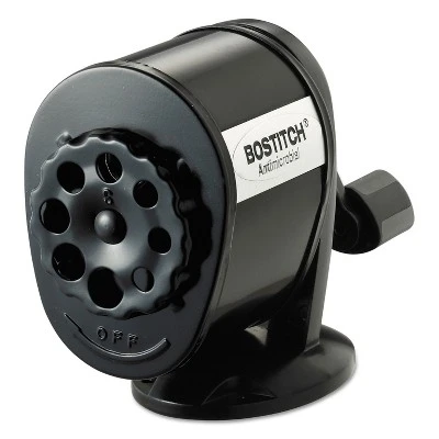 Bostitch Counter-Mount/Wall-Mount Antimicrobial Manual Pencil Sharpener Black MPS1BLK 6 Bostitch Counter-Mount/Wall-Mount Antimicrobial Manual Pencil Sharpener Black MPS1BLK - Image 6