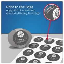 Avery Rectangle Print-to-the-Edge Labels 2 X 3 Glossy Clear 80/Pack 22822 -Office Supplies GUEST 32fce288 c6cc 45c6 a097 e833d65bd5c5
