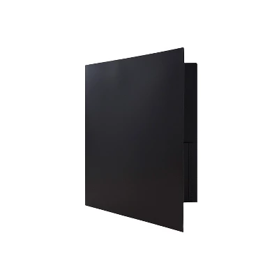 JAM Paper Plastic Two-Pocket School POP Folders W/Metal Prongs Fastener Clasps 382ECBLB 3 JAM Paper Plastic Two-Pocket School POP Folders W/Metal Prongs Fastener Clasps 382ECBLB - Image 3