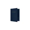 LUX 9 X 12 Tax Return Folders Standard Two Pocket 50/Pack Dark Blue Linen 50/Pack (SF101546TAX50)