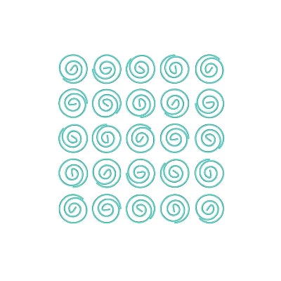 JAM Paper Colored Circular Paper Clips Round Paperclips Teal 2 Packs Of 50 21832066B 3 JAM Paper Colored Circular Paper Clips Round Paperclips Teal 2 Packs Of 50 21832066B - Image 3