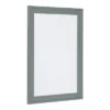 27.5" X 18.5" Bosc Framed Magnetic Dry Erase Gray - DesignOvation