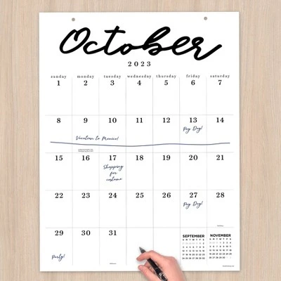 TF Publishing 2023-24 Academic Wall Calendar 17"x22" Art Poster 2 TF Publishing 2023-24 Academic Wall Calendar 17"x22" Art Poster - Image 2