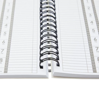 Stockroom Plus Floral Nail & Hair Stylist Salon Appointment Book, Undated Daily & Hourly Planner Organizer, 5 X 13.5 In 3 Stockroom Plus Floral Nail & Hair Stylist Salon Appointment Book, Undated Daily & Hourly Planner Organizer, 5 X 13.5 In - Image 3