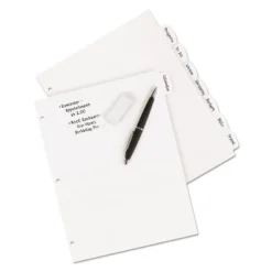 Avery Write-On Big Tab Plastic Dividers 8-Tab Letter 16371 -Office Supplies GUEST 3a4eabcb 71ae 4245 9ae3 8865448297f3