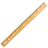 Charles Leonard Economy Wood Ruler, Pack Of 48