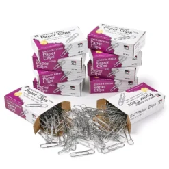 CHARLES LEONARD Paper Clips Jumbo Gem 10Boxes 100Bx 301E